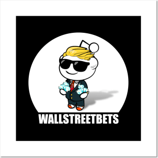 Wallstreetbets WSB Reddit Day Trader Stock Market Options Posters and Art